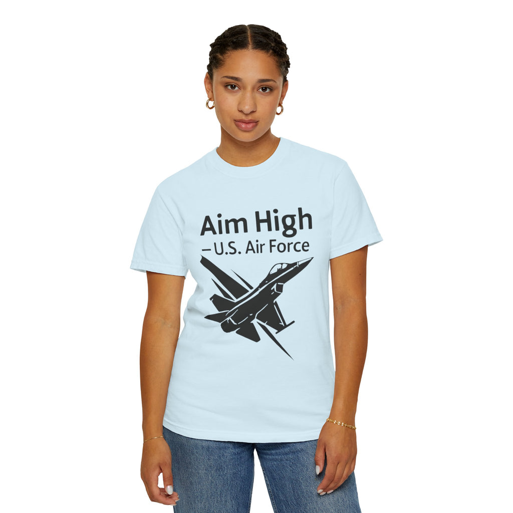 "Aim High" Unisex Garment-Dyed T-shirt