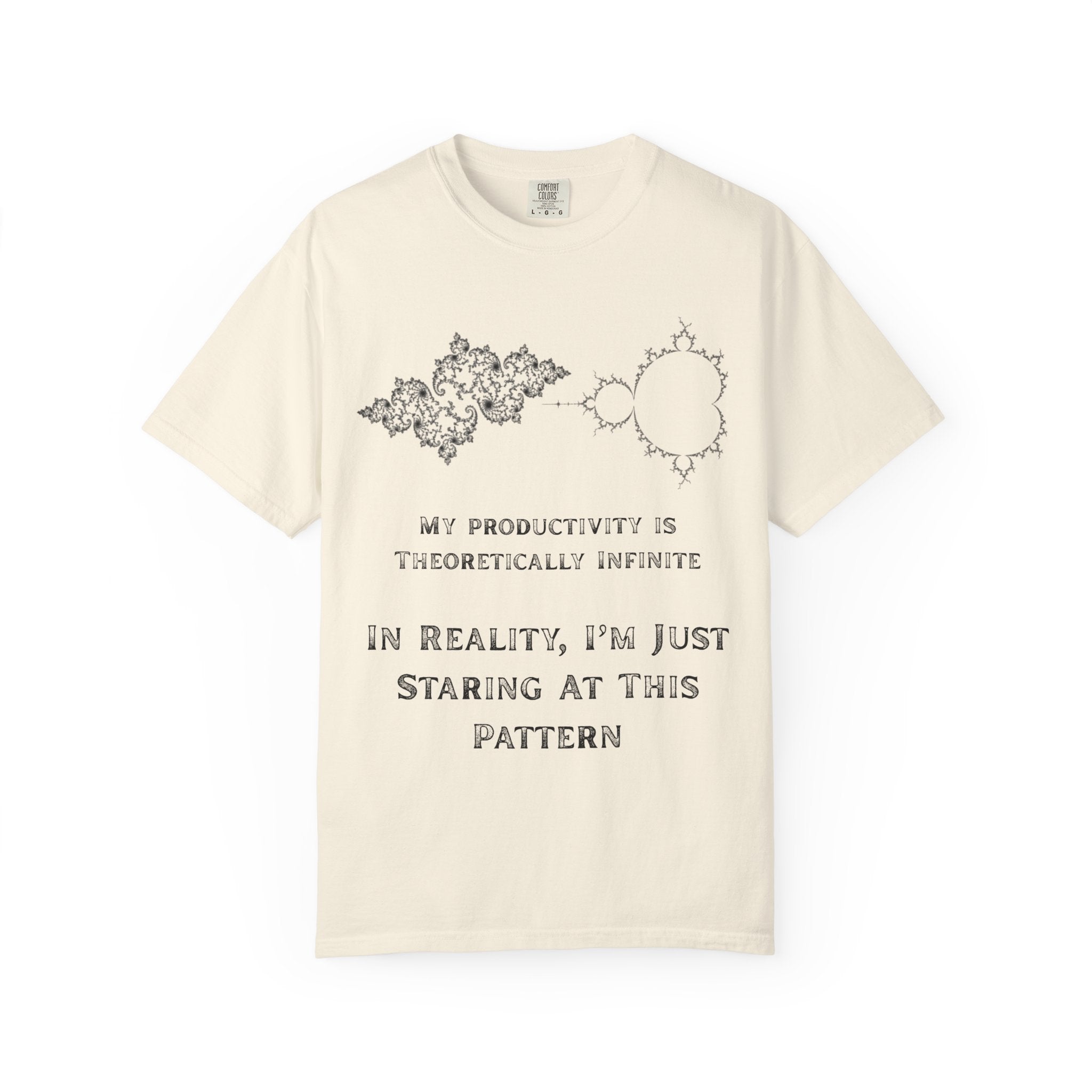 "Theoretically Infinite" Unisex Garment-Dyed Tee