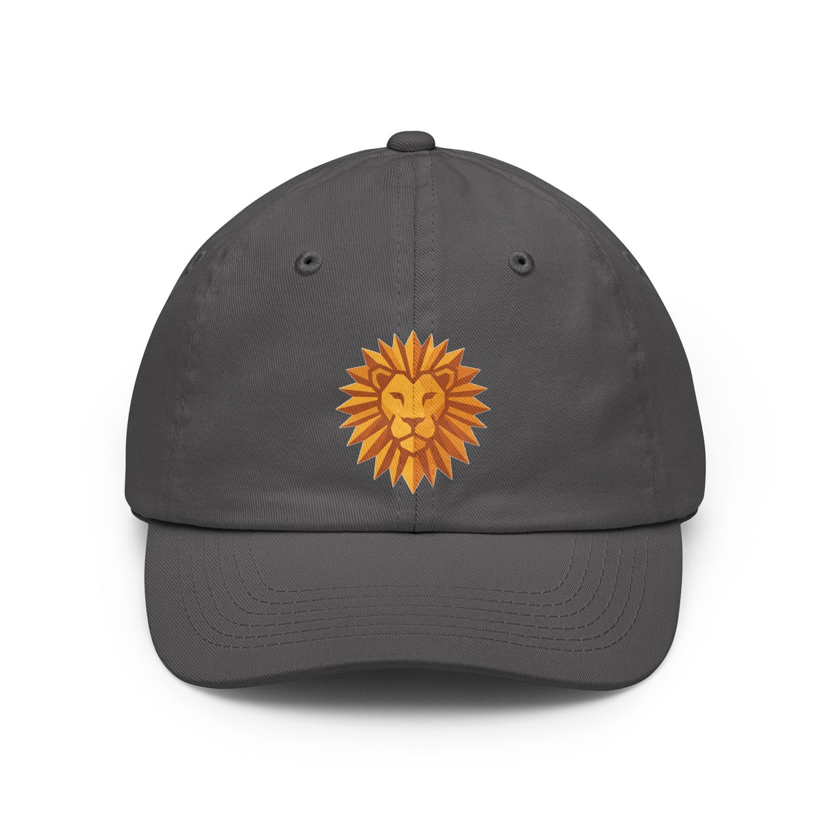 Color: Charcoal | Leo The Solar Lion Dad Hat — Graphic