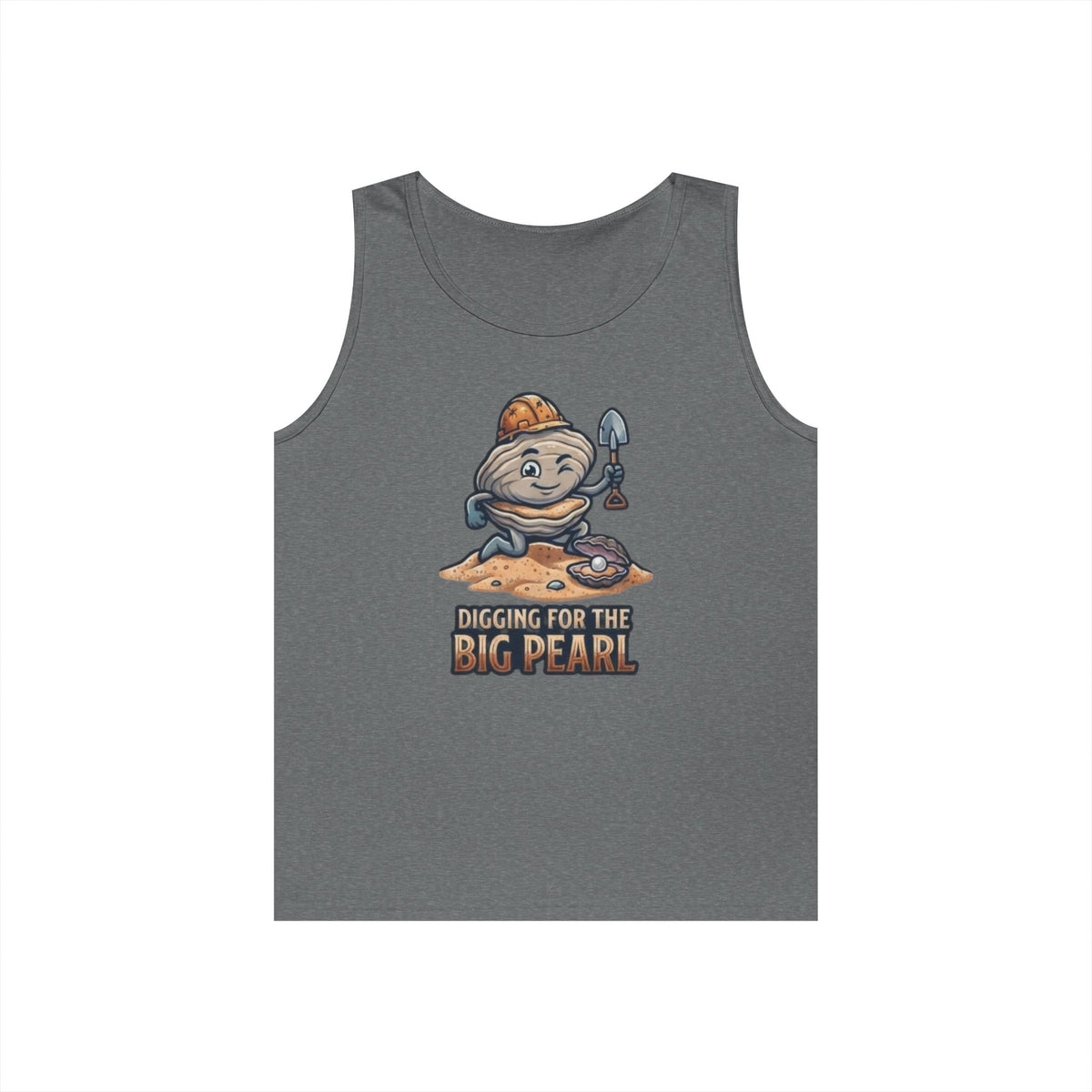 Color: Graphite Heather | Digging For The Big Pearl Tank Top