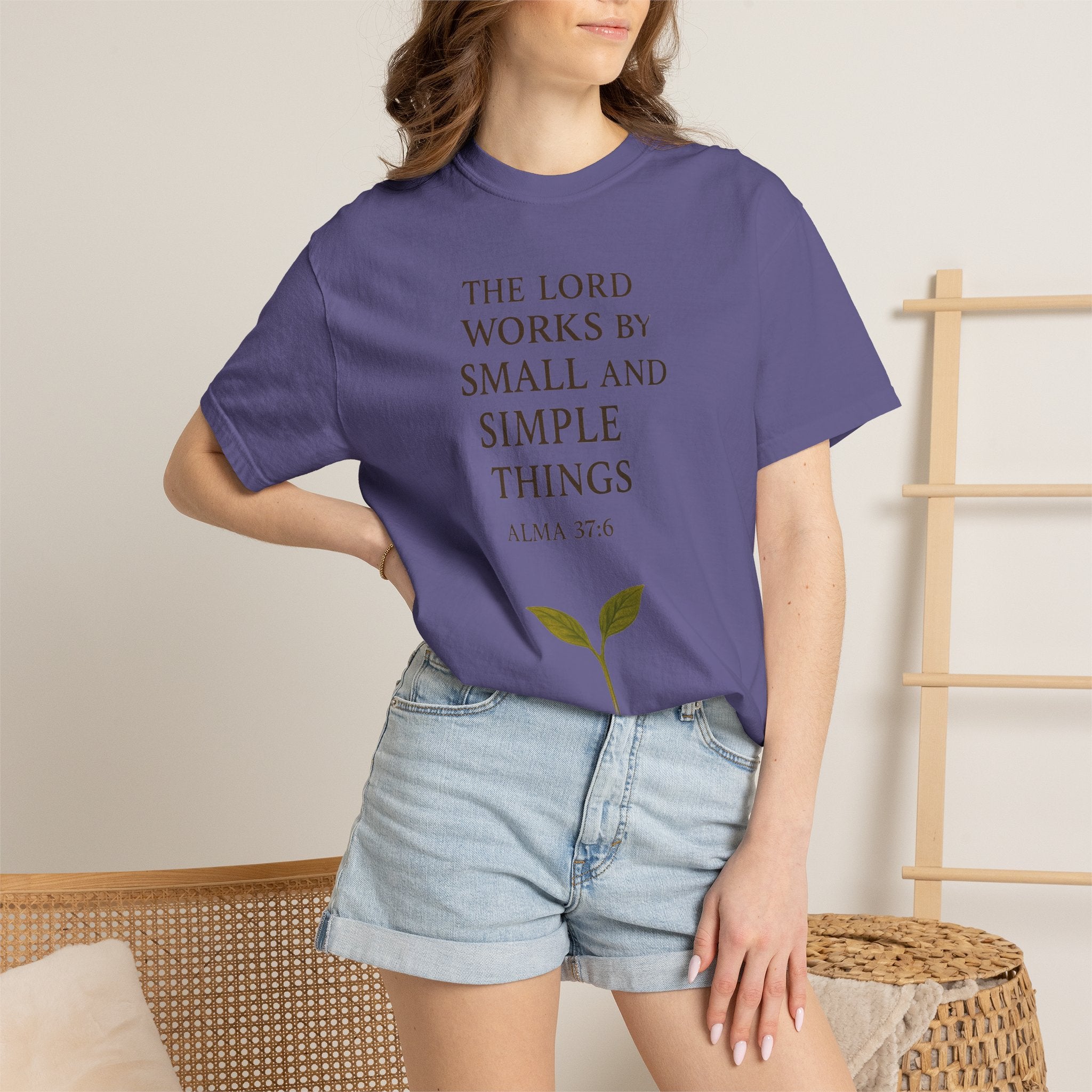 "Small and Simple Things" Unisex Garment-Dyed T-shirt