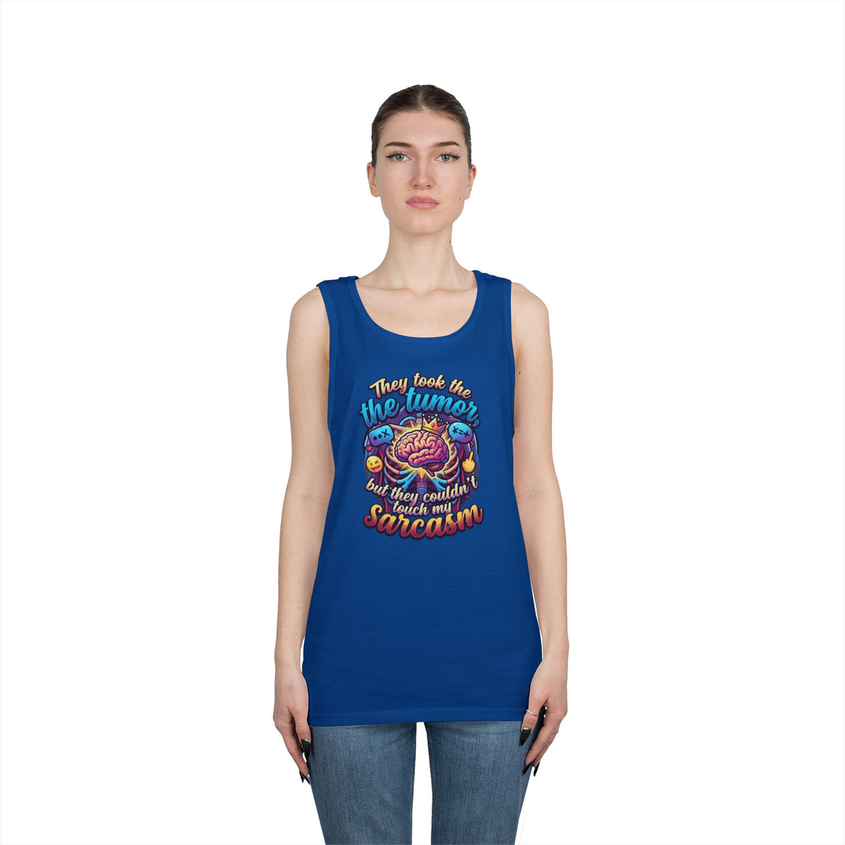 "Took the Tumor But Not My Saracasm" Tank Top