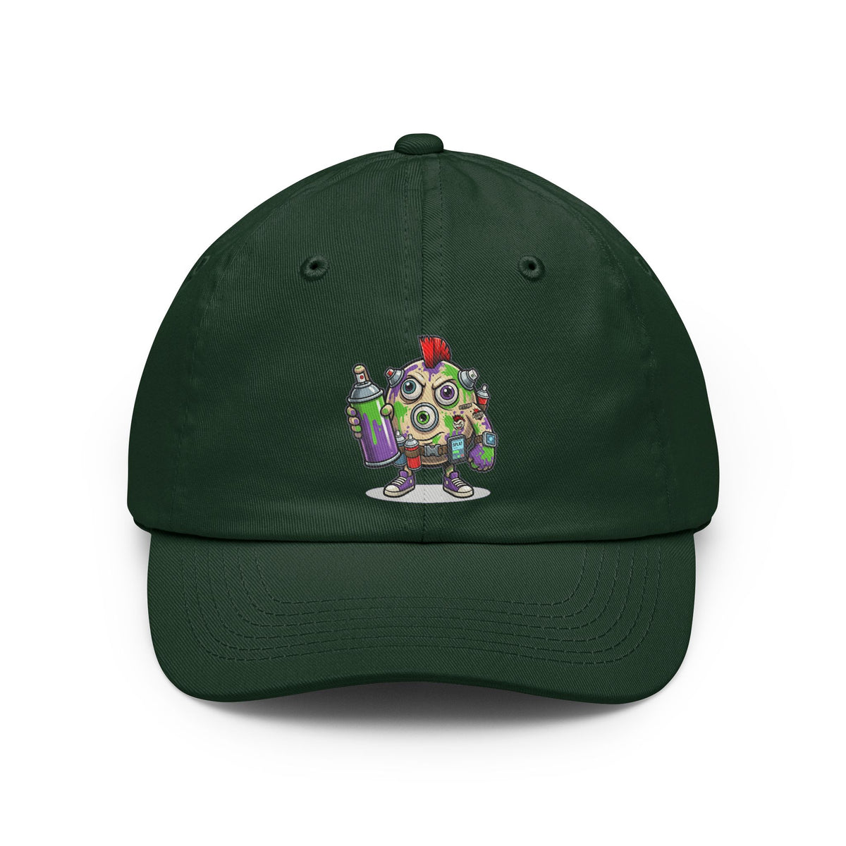 Color: Forest Green | Graffiti Dad Hat