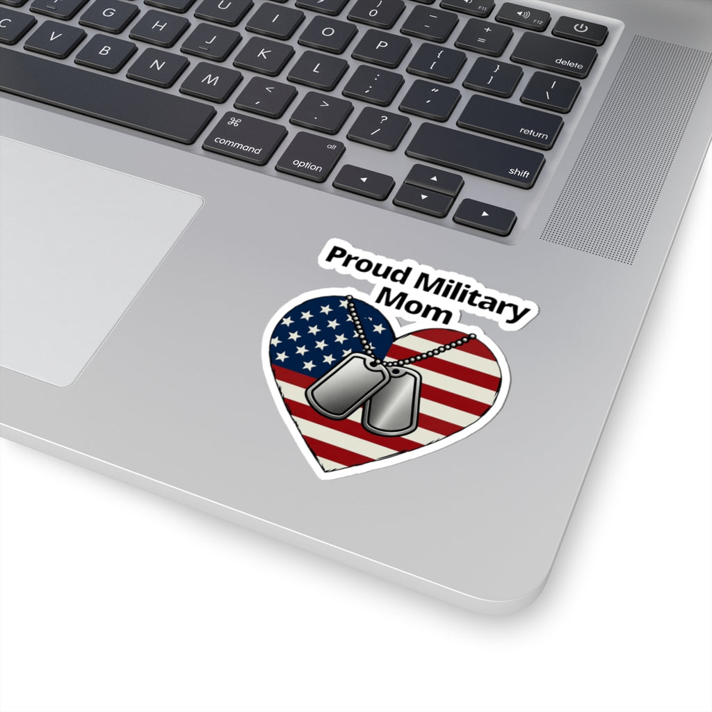 "Proud Military Mom" Sticker — Main