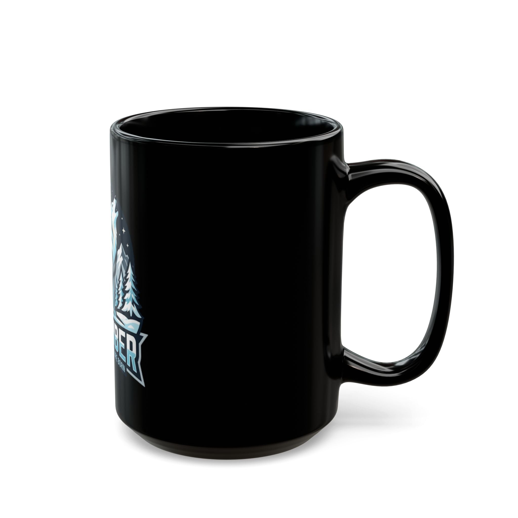 "December Legend" Black Ceramic Mug
