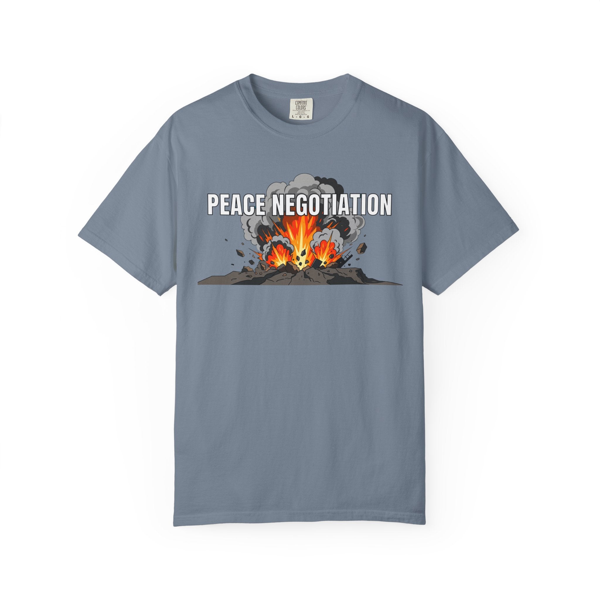 "Peace Negotiation" Unisex Garment-Dyed Tee
