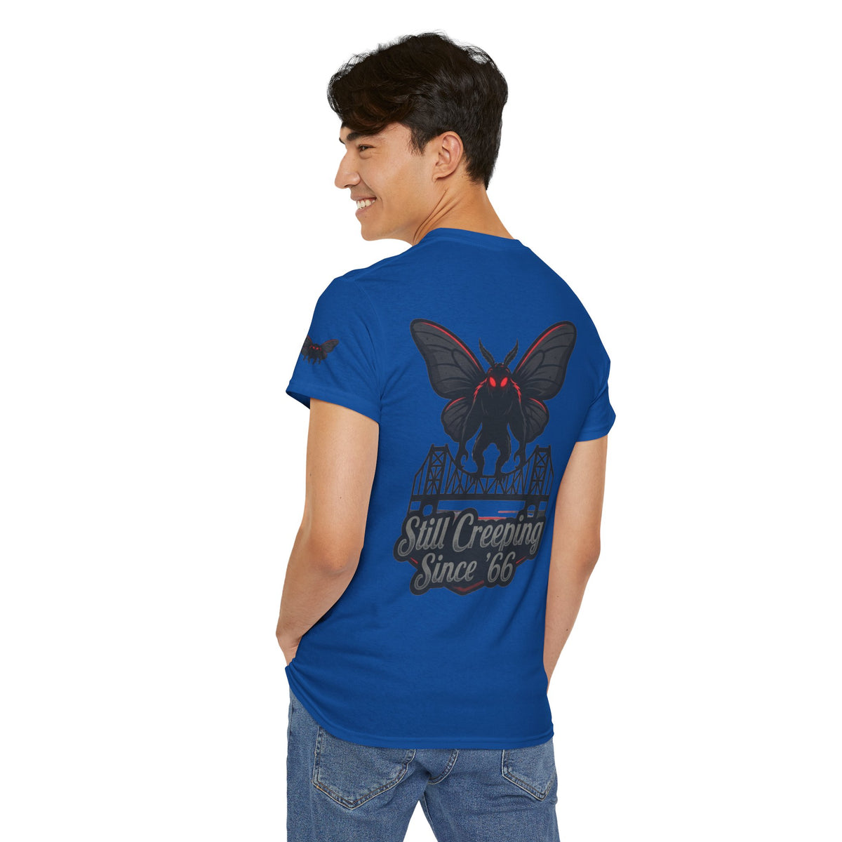 Color: Royal | Mothman (West Virginia, USA) Premium Graphic Tee