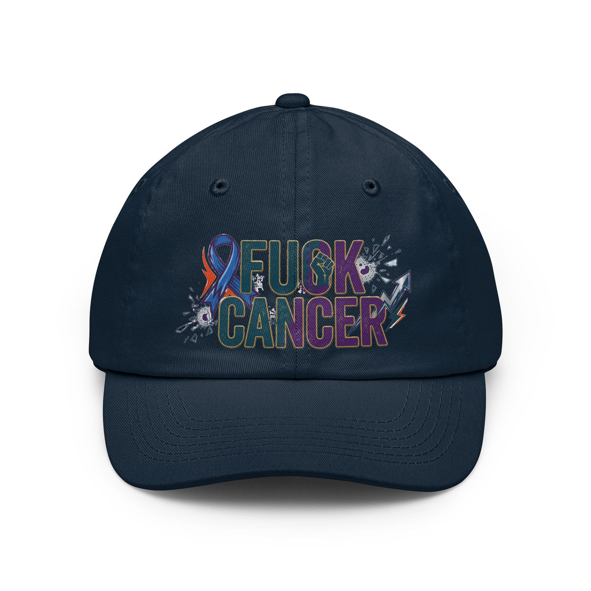 Color: Navy | Fuck Cancer Dad Hat