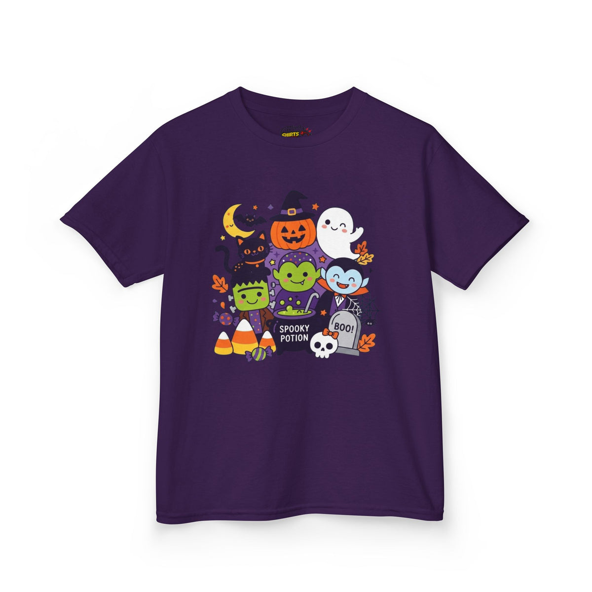 Color: Purple | Spooky Potion Kids Tee