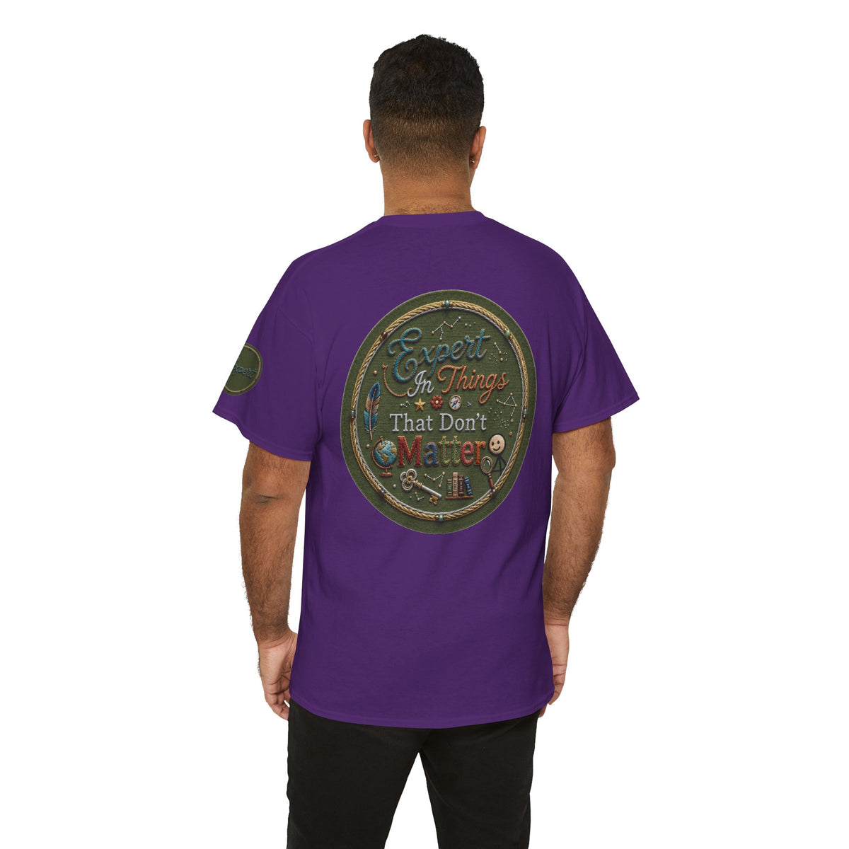 Color: Purple | Expert In Things That Don't Matter Premium Graphic Tee