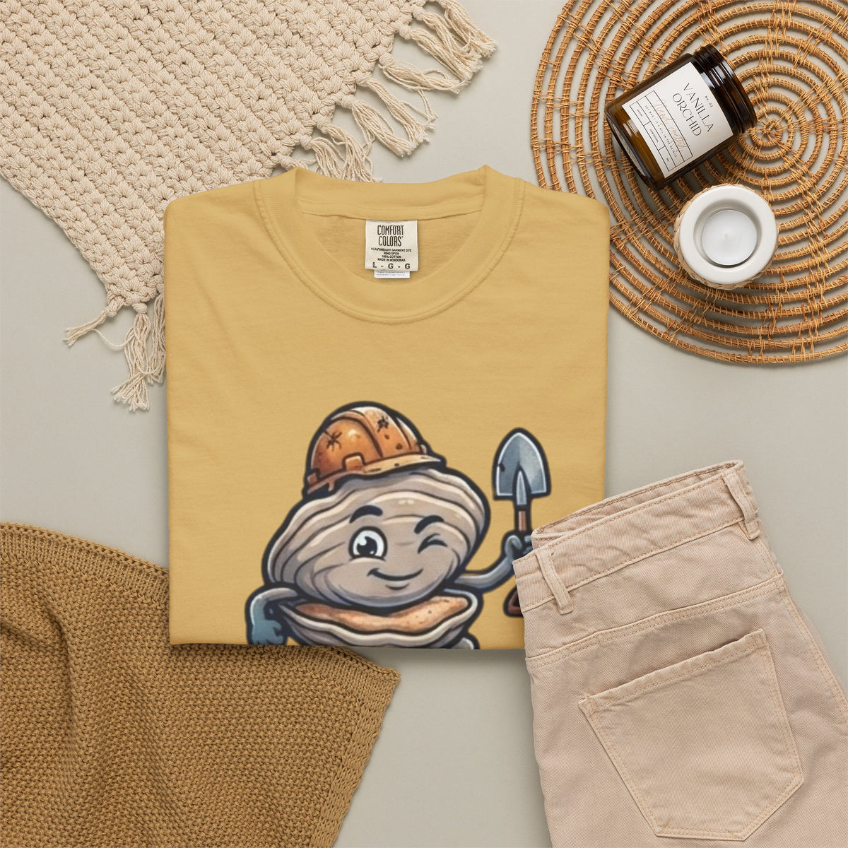 Digging For The Big Pearl Unisex Garment-Dyed Tee