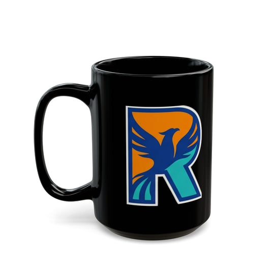 "Born to Rise" Black Ceramic Mug — Graphic