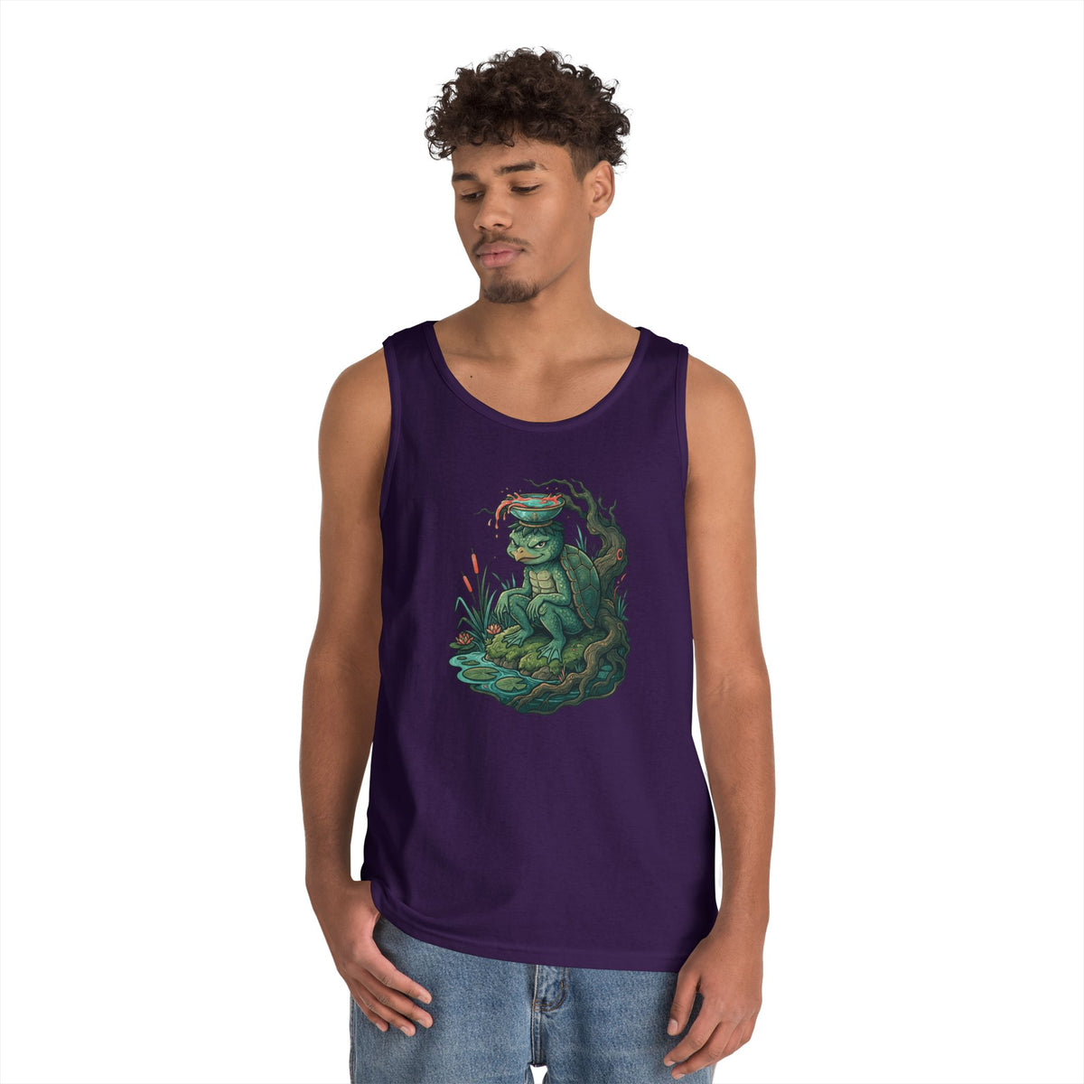 Color: Purple | Kappa (Japanese Folklore) Tank Top