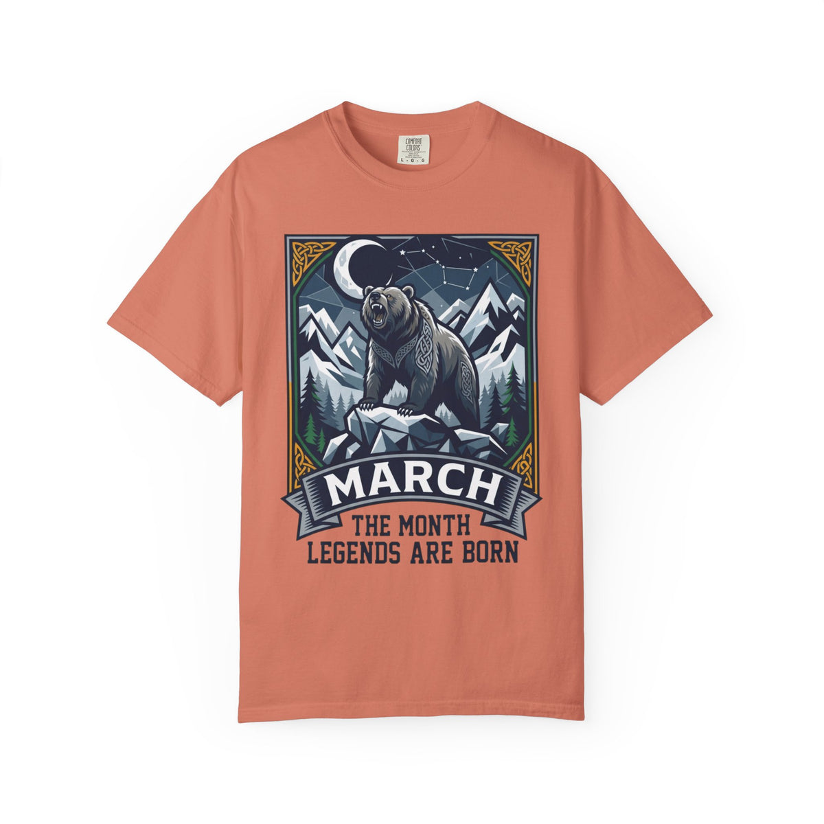 Color: Terracotta | March Legend Unisex Garment-Dyed Tee
