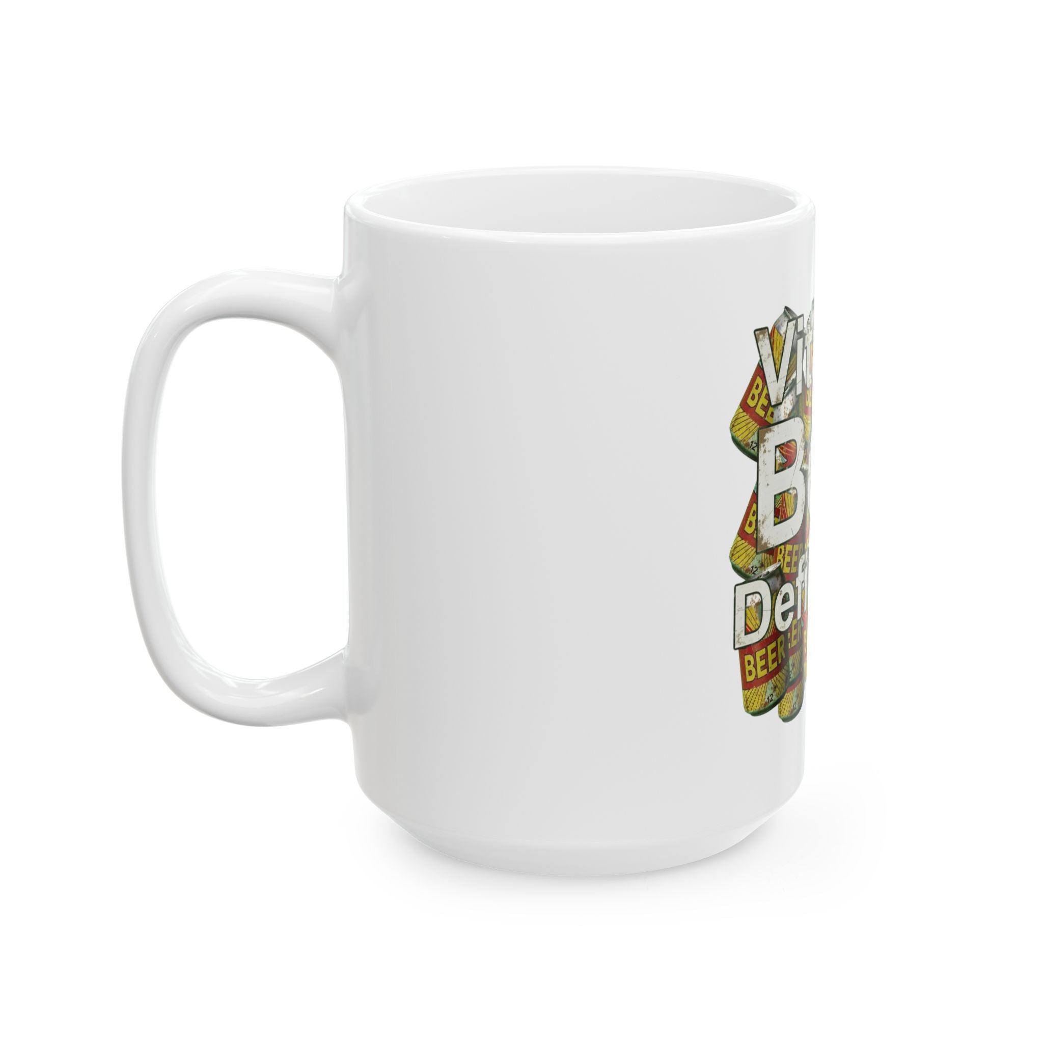 "Vitamin Beer-4" White Ceramic Mug