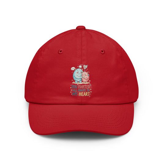 Color: Red | You Farted All Rights To My Heart Dad Hat