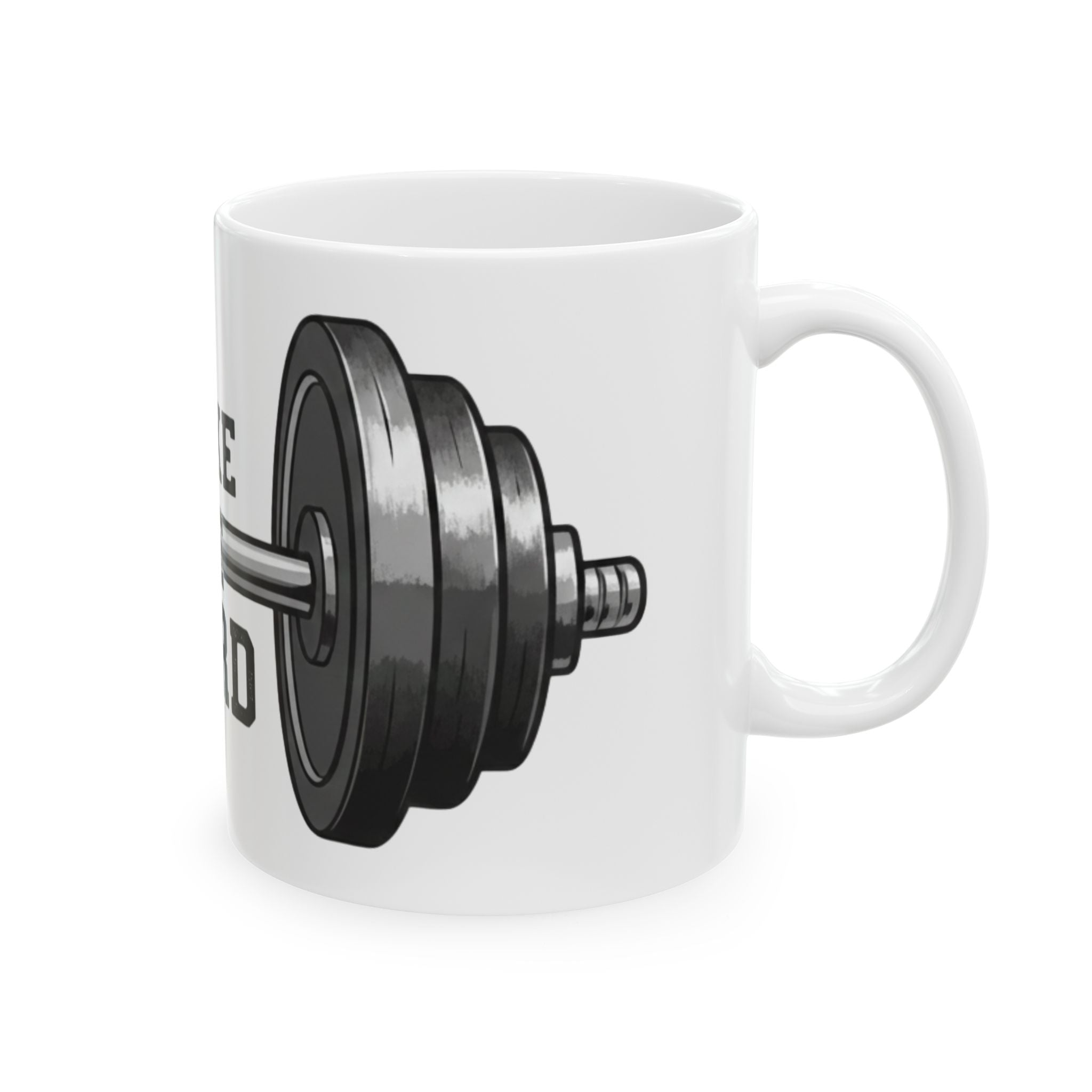 "Make Me Hard" White Ceramic Mug