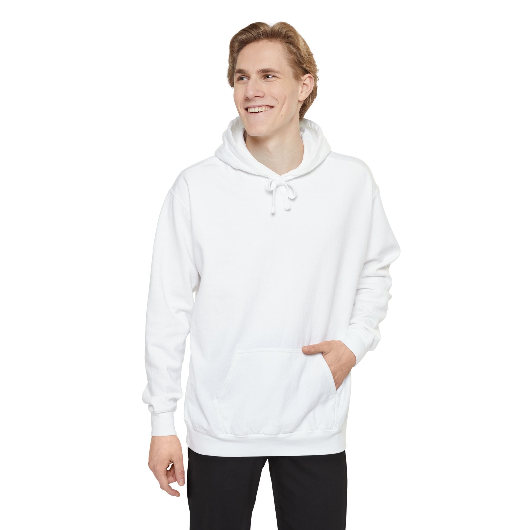 "Mountain Lake Paddle Board" Garment-Dyed Hoodie