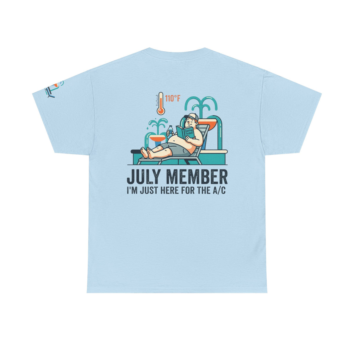 Color: Light Blue | July Member Premium Graphic Tee