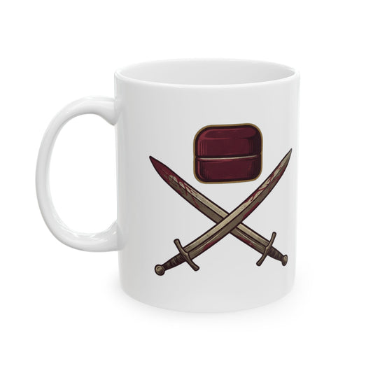 "Good Book Series 200 Foreskins" White Ceramic Mug — Graphic