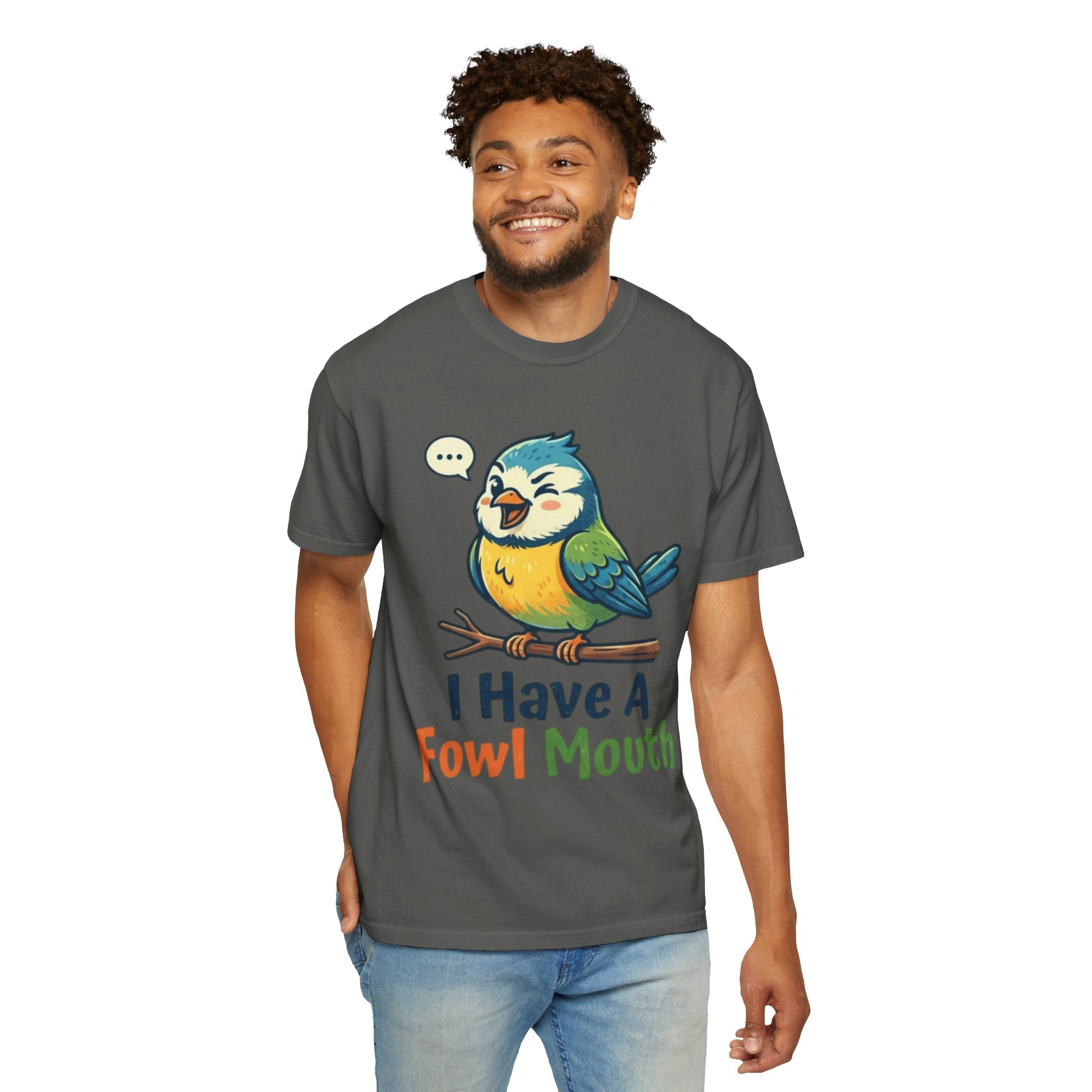 "Fowl Mouth" Unisex Garment-Dyed Tee