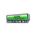 99% Done Waiting | Kiss-Cut Sticker — AttitudeShirts