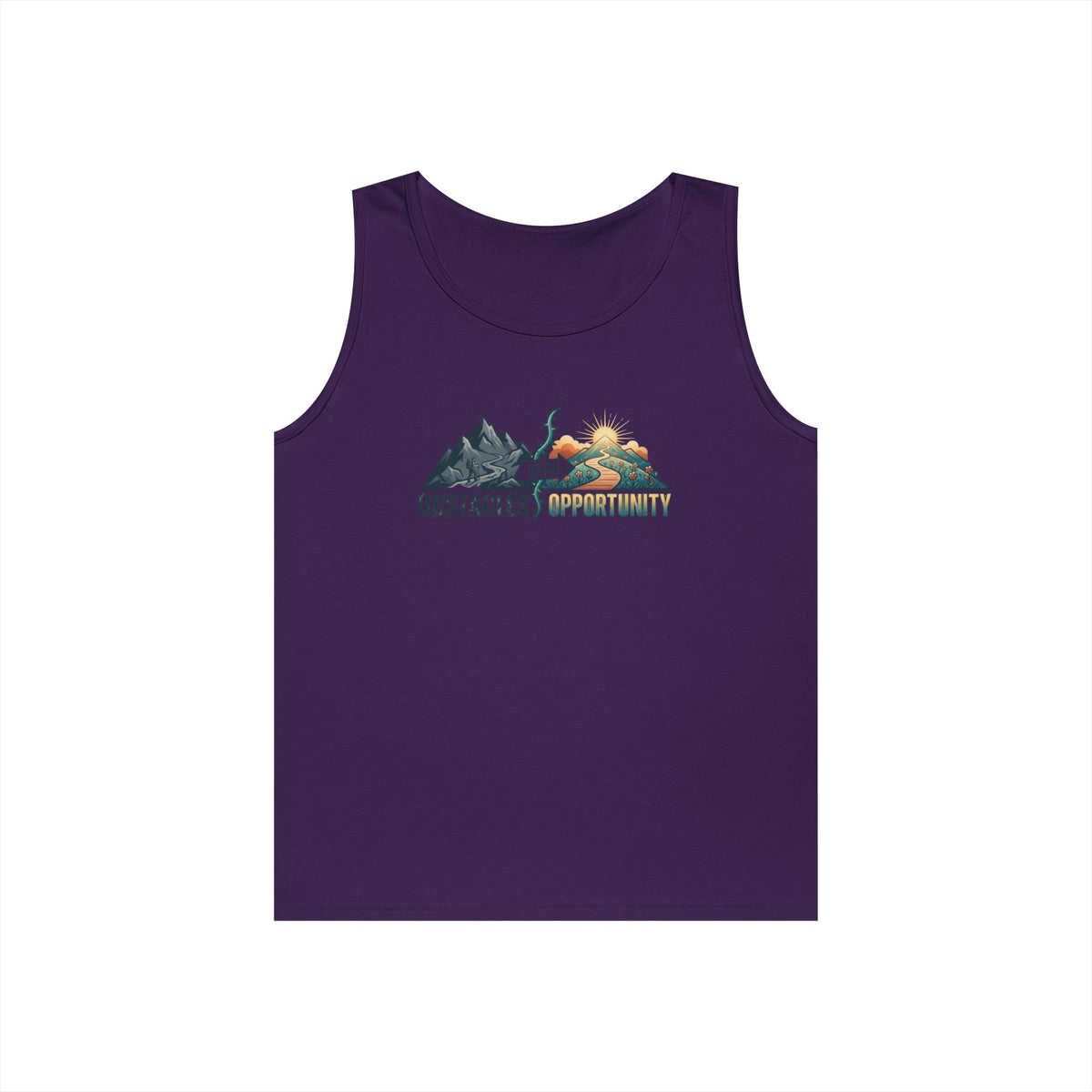 Color: Purple | Obstacle Or An Opportunity Tank Top