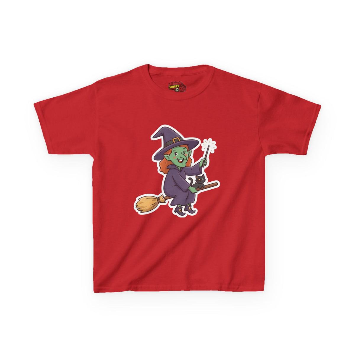 Color: Red | Witch Kids Tee