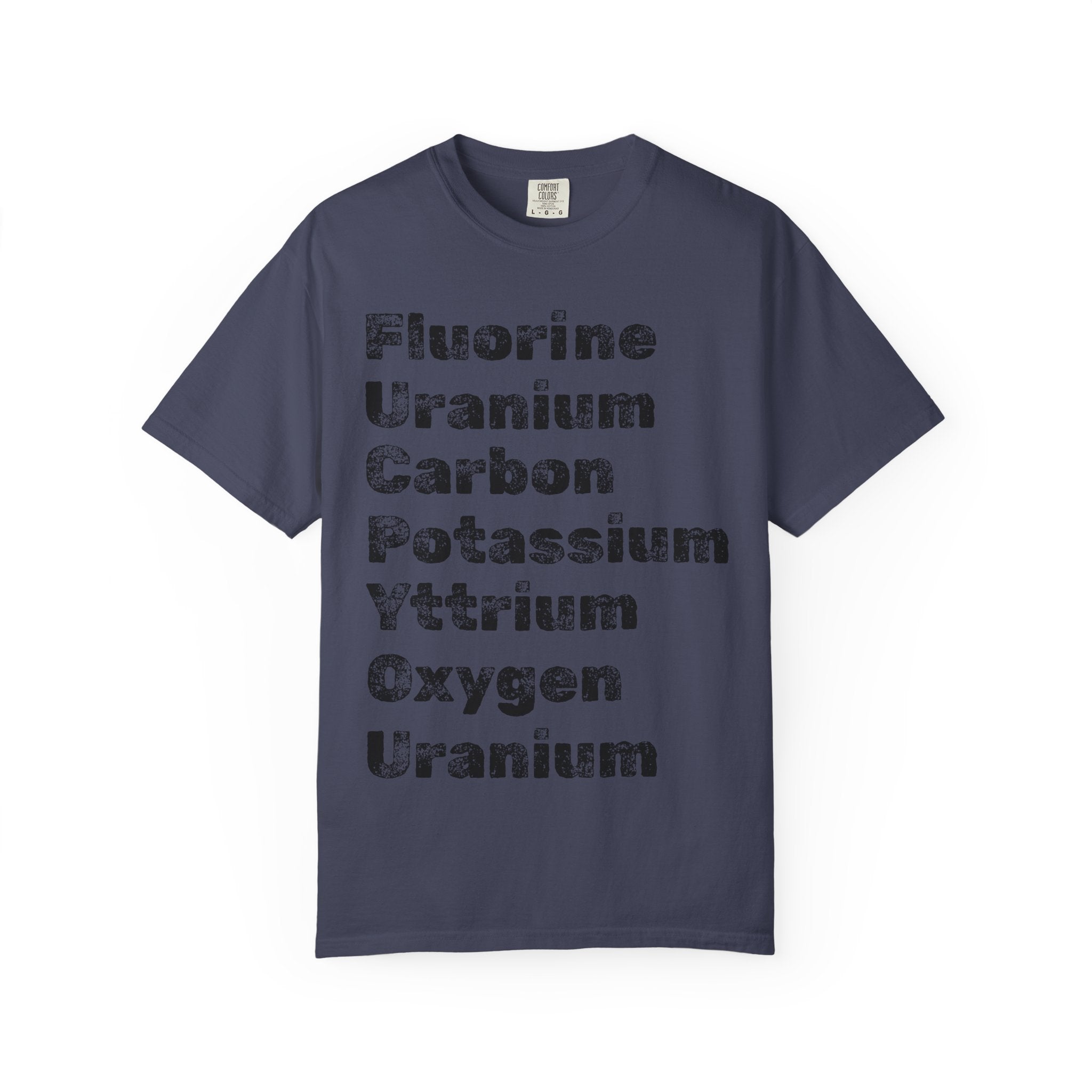 "Periodic Salt" Unisex Garment-Dyed T-shirt