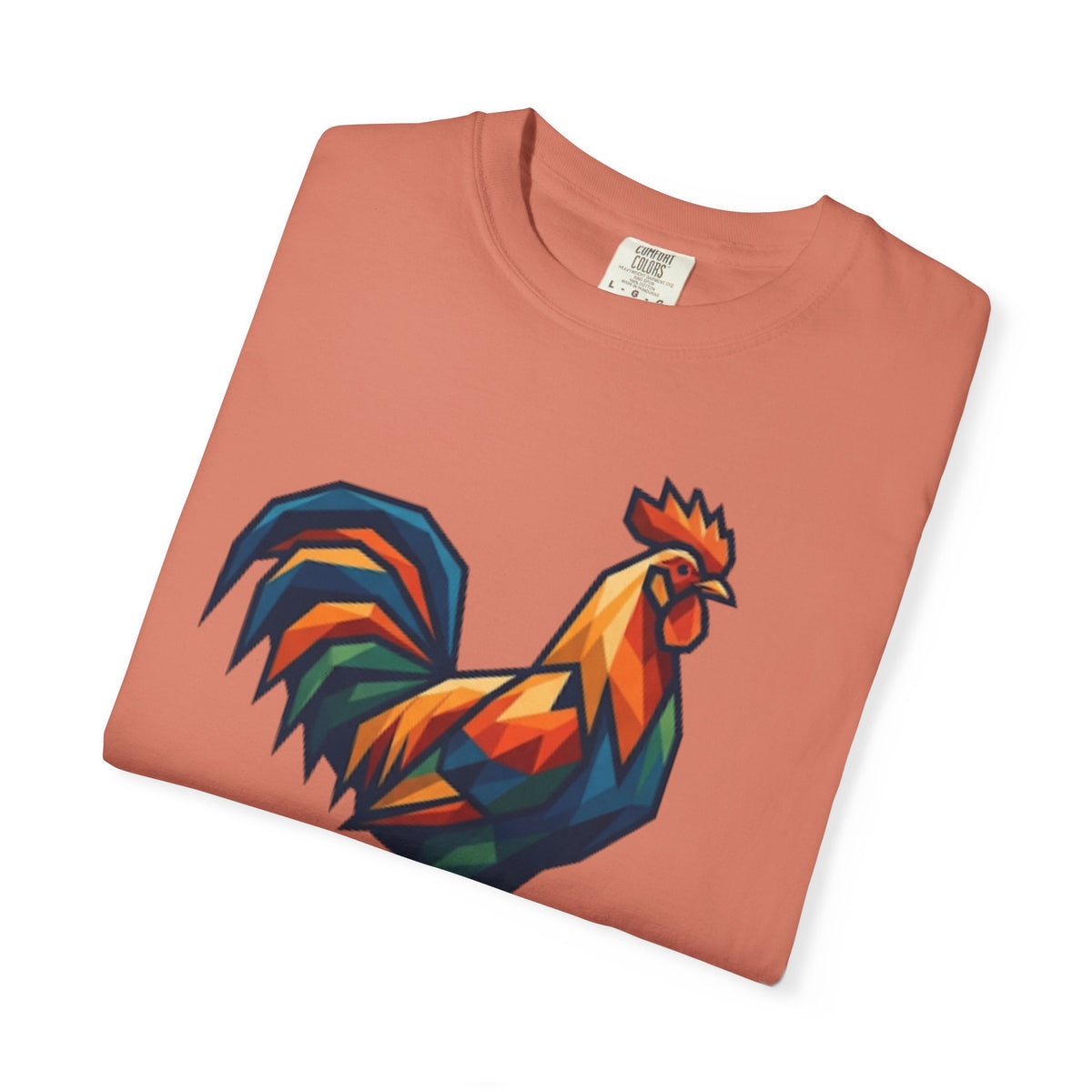 "Barnyard Rooster" Unisex Garment-Dyed Tee