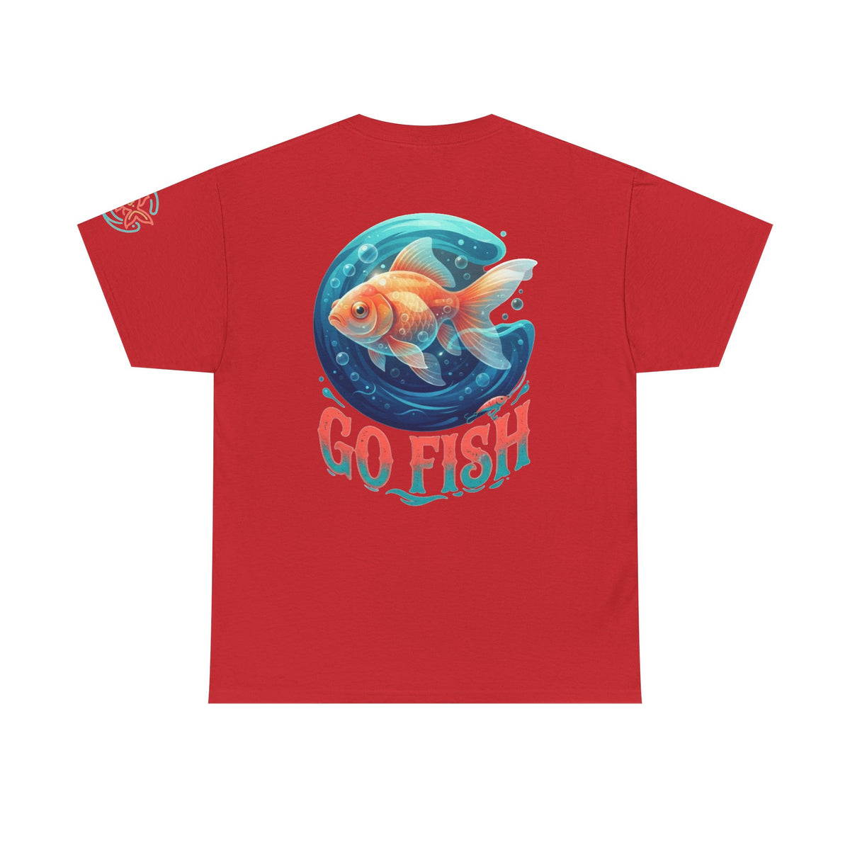 Color: Red | Go Fish Premium Graphic Tee