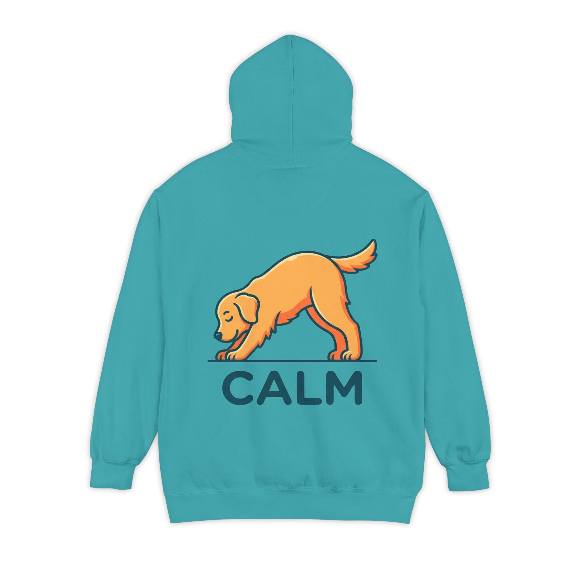 "Dog CALM" Garment-Dyed Hoodie