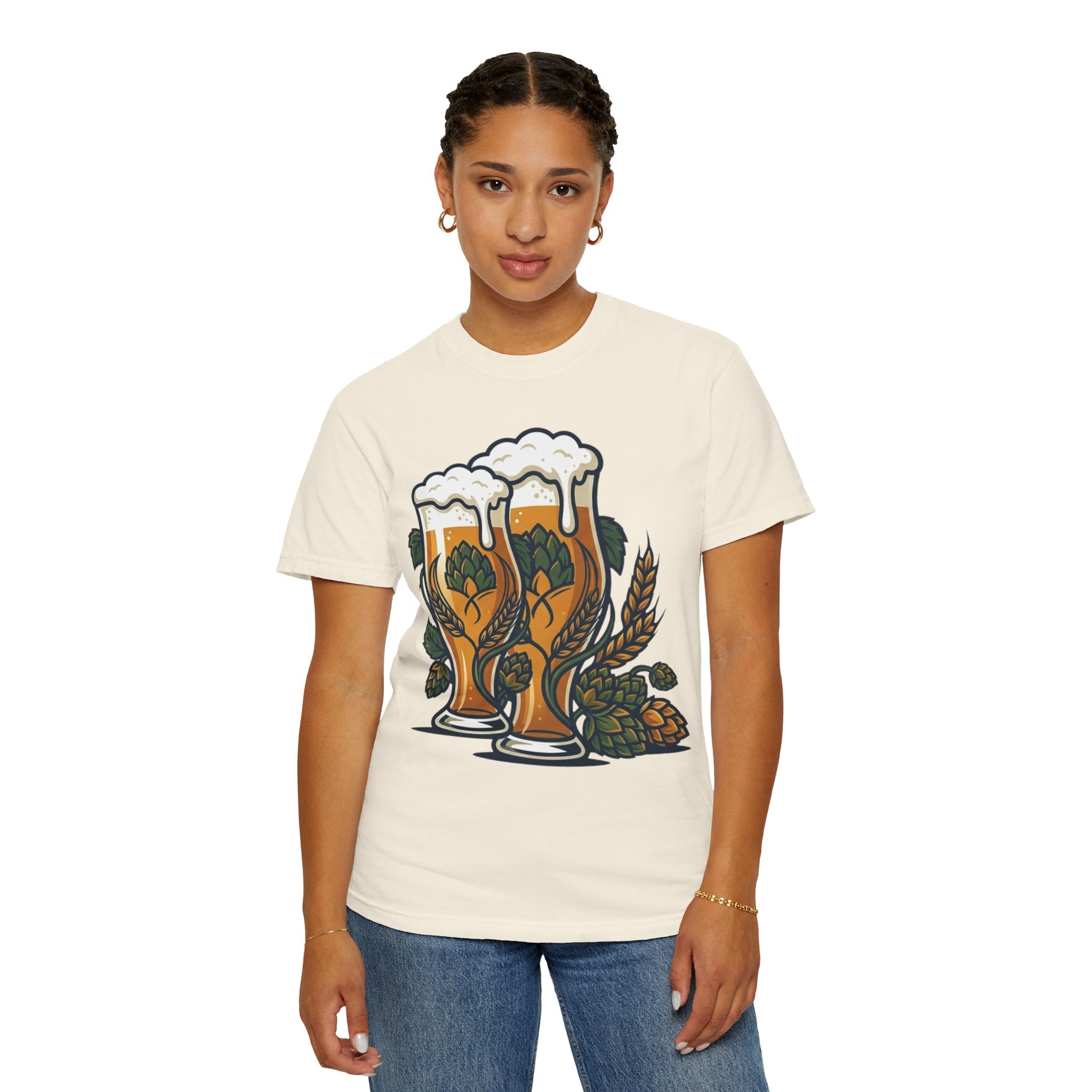 "Beer" Unisex Garment-Dyed Tee