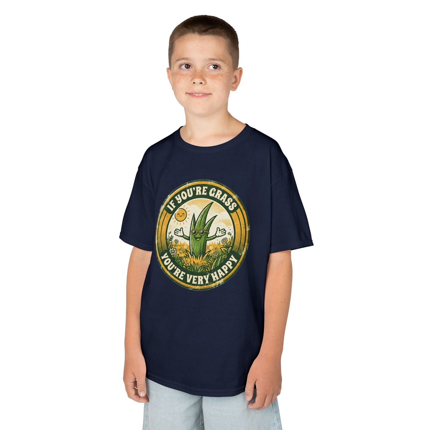 "If You're Grass You're Very Happy" Kids Tee