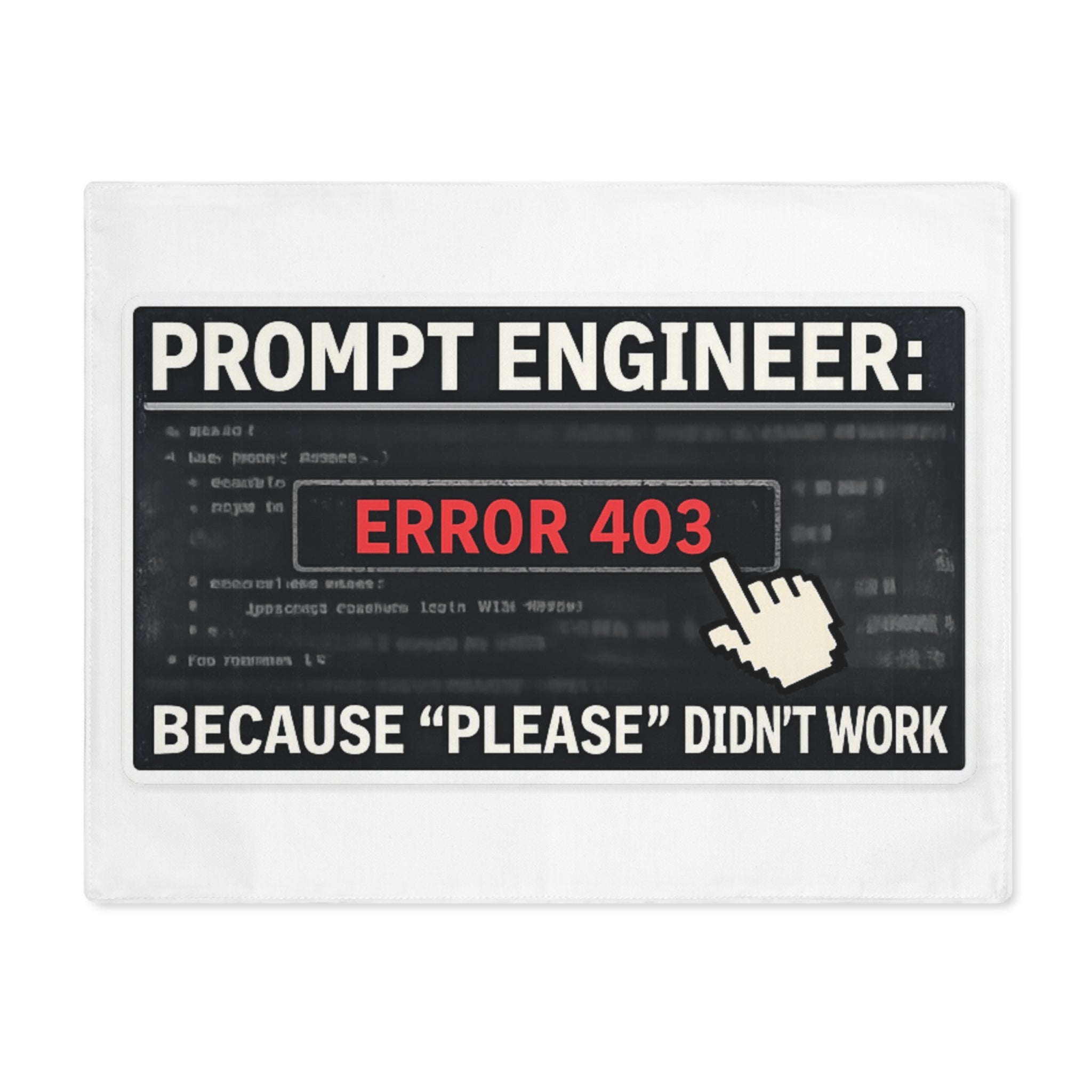 Politeness Failed. Try Fear™ | Canvas Tote