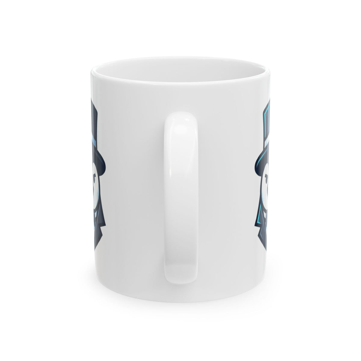 "Penguin Credible" White Ceramic Mug — Graphic