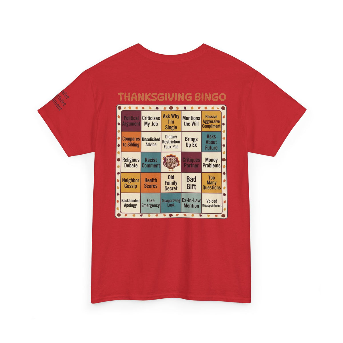 Thankgiving Bingo Premium Graphic Tee