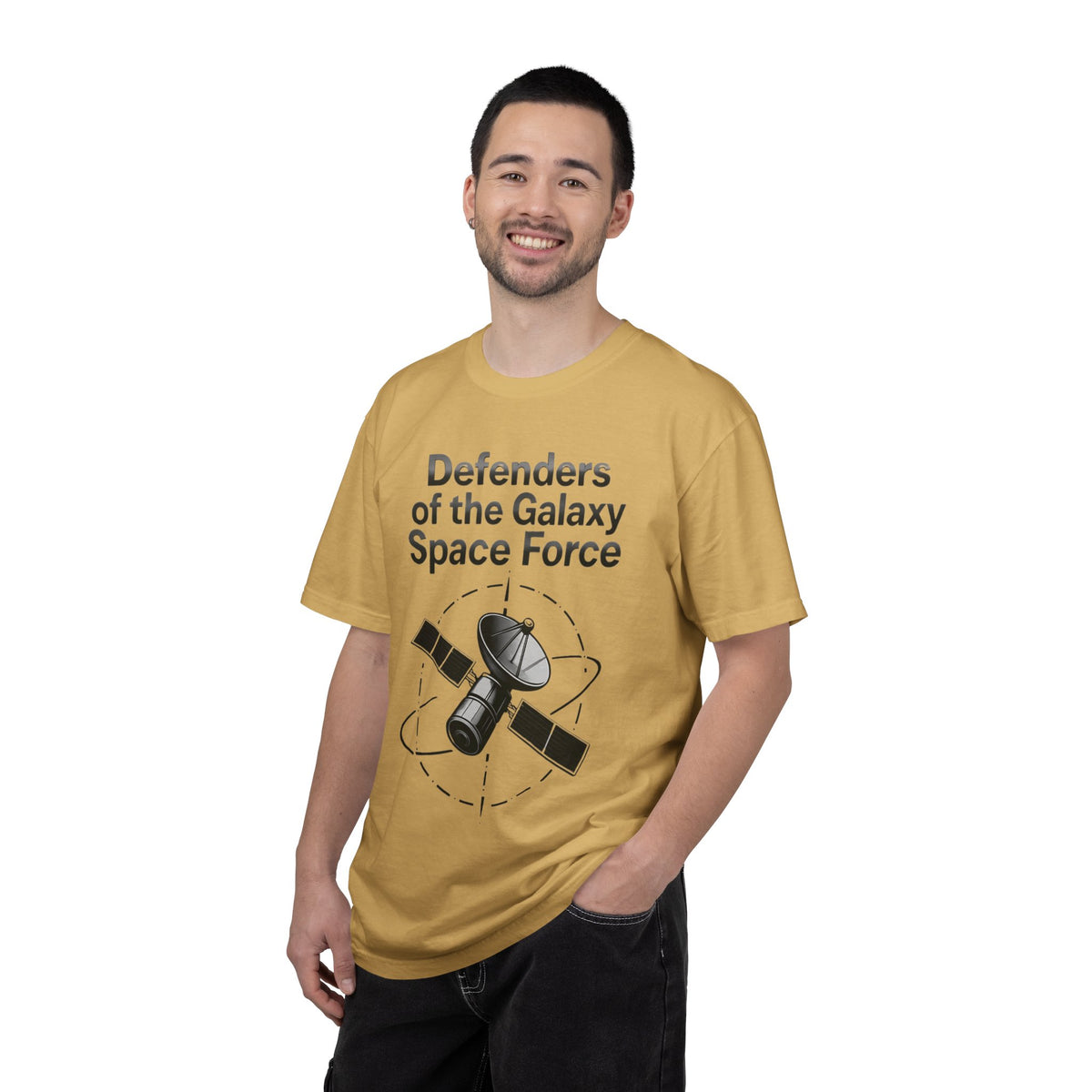 Color: Mustard | Defenders of the Galaxy Unisex Garment-Dyed T-shirt