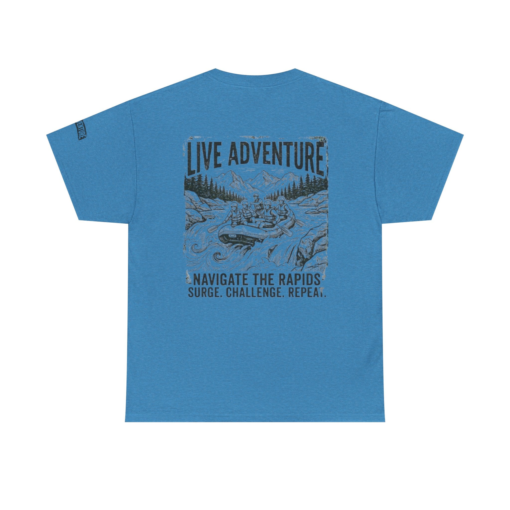 "Live Adventure - Rafting" Premium Graphic Tee
