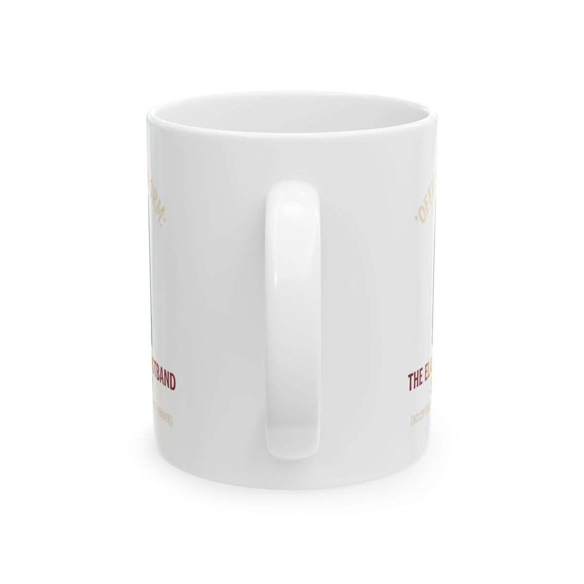 "Offical Thanksgiving Uniform" White Ceramic Mug