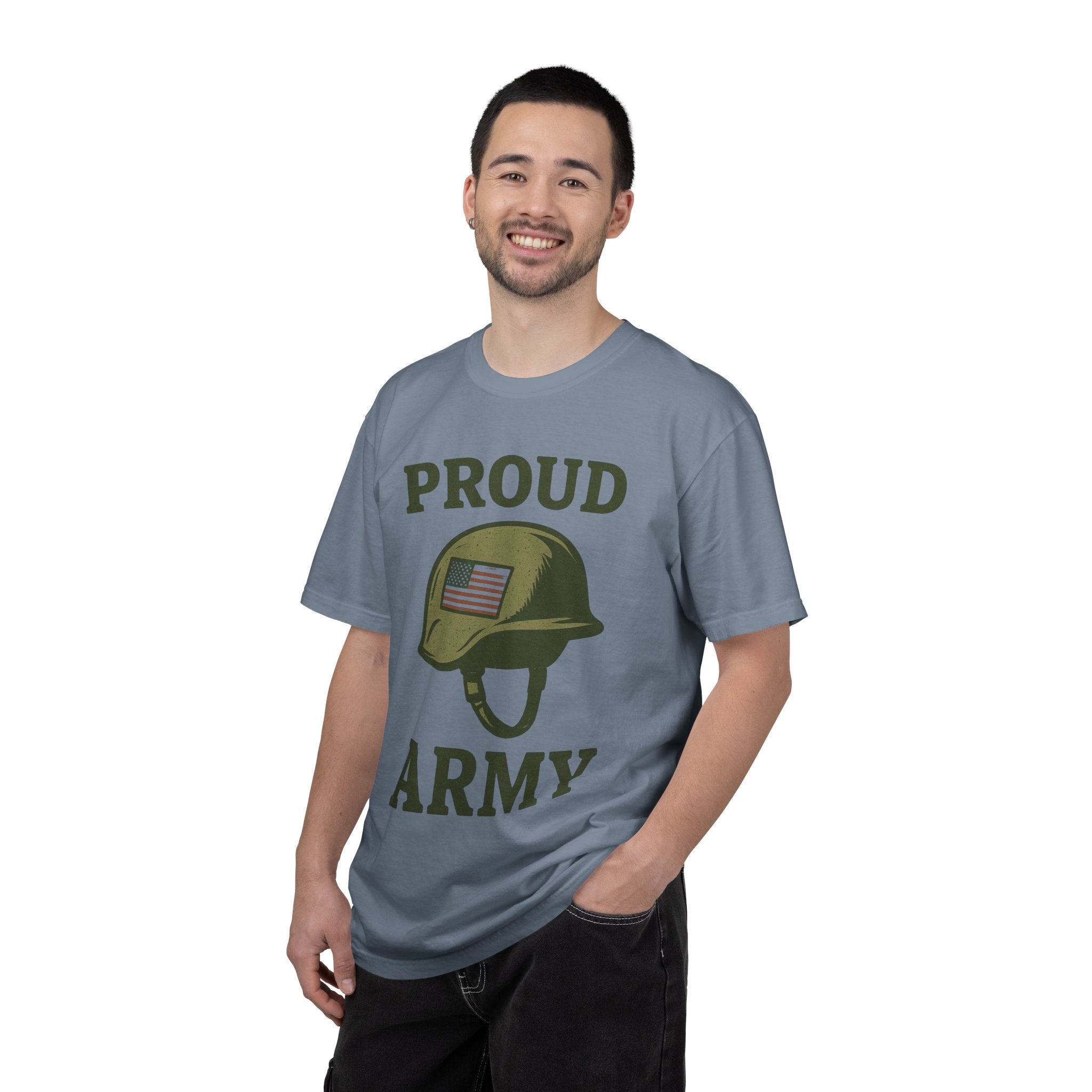"Proud Army" Unisex Garment-Dyed T-shirt