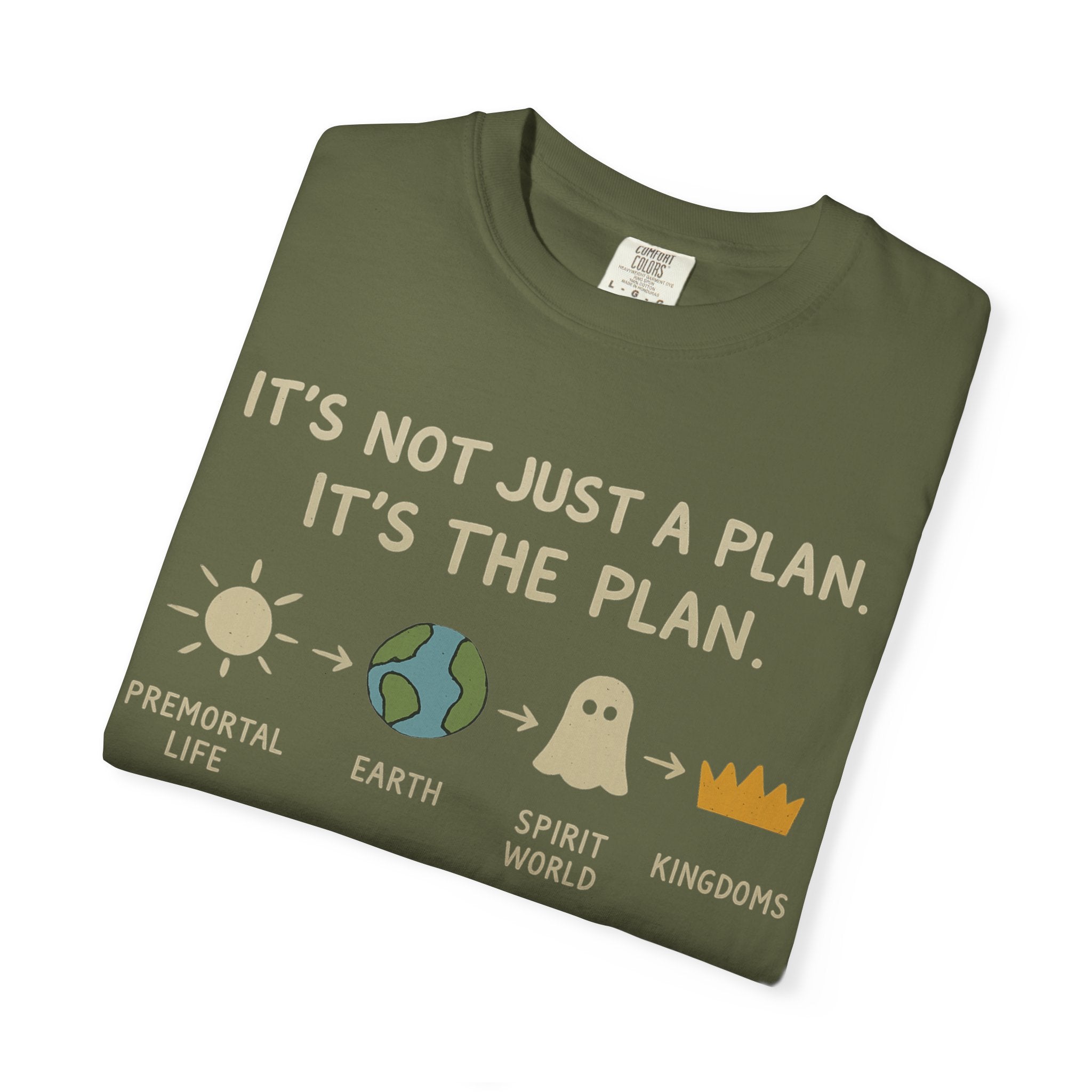 "It's The Plan" Unisex Garment-Dyed T-shirt