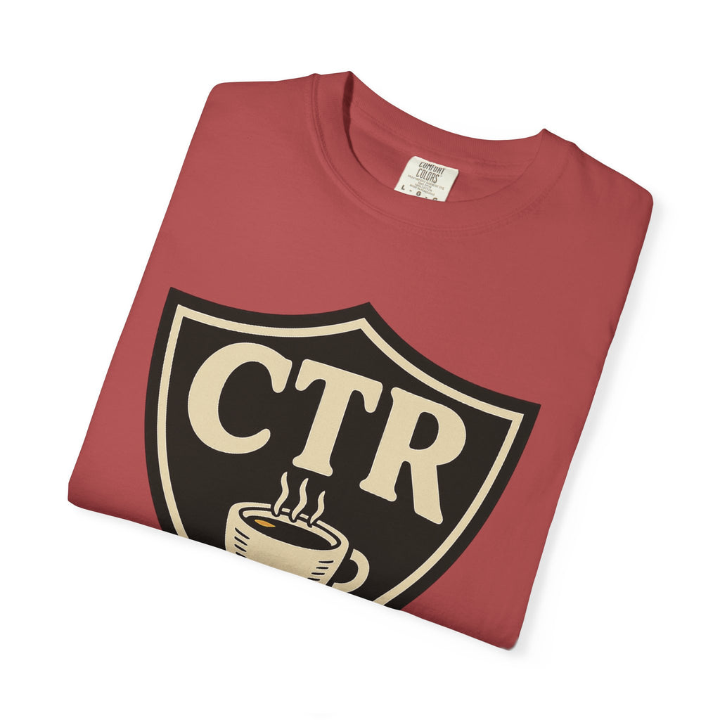 "CTR: Choose The Right... Coffee" Unisex Garment-Dyed T-shirt