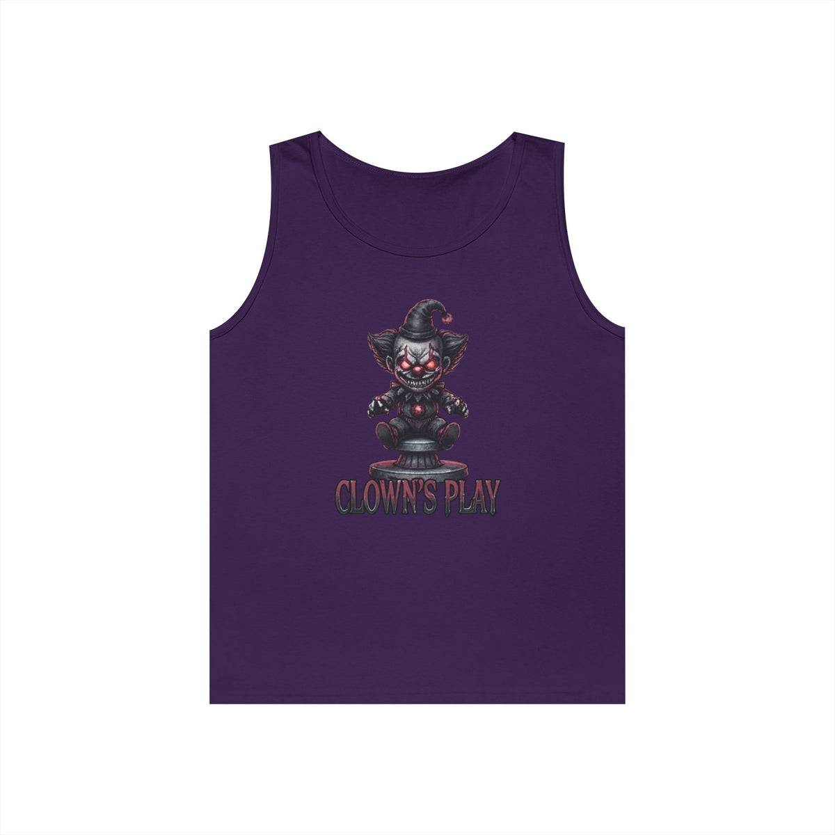 Color: Purple | Clown Play Tank Top