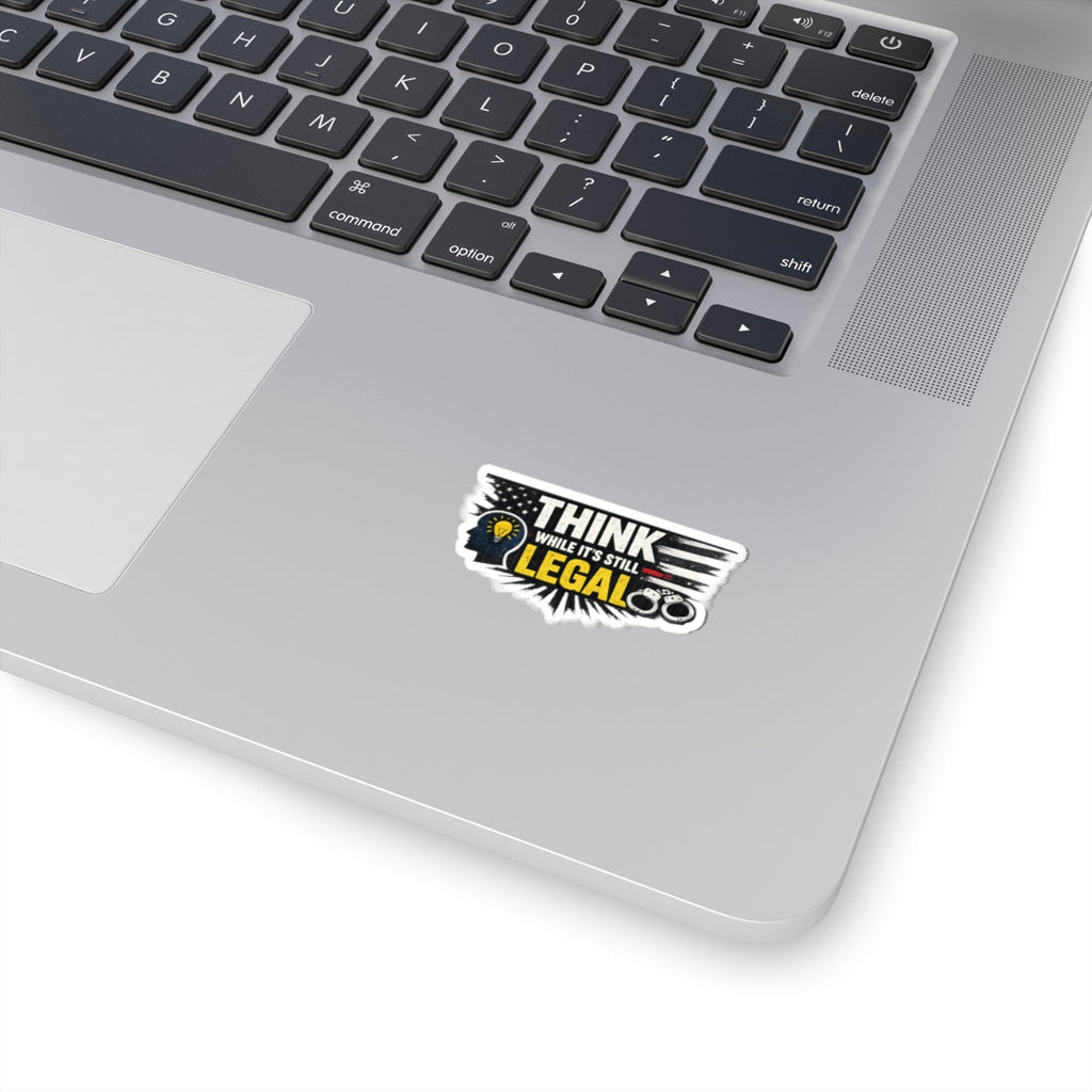Think (Apparently It's Revolutionary) | Kiss-Cut Sticker — AttitudeShirts