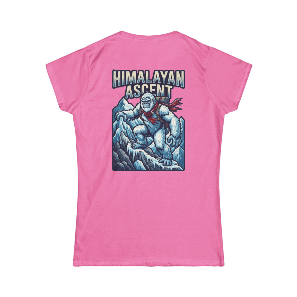 Color: Azalea | Yeti-Abominable Snowman (Himalayas) Women's Tee