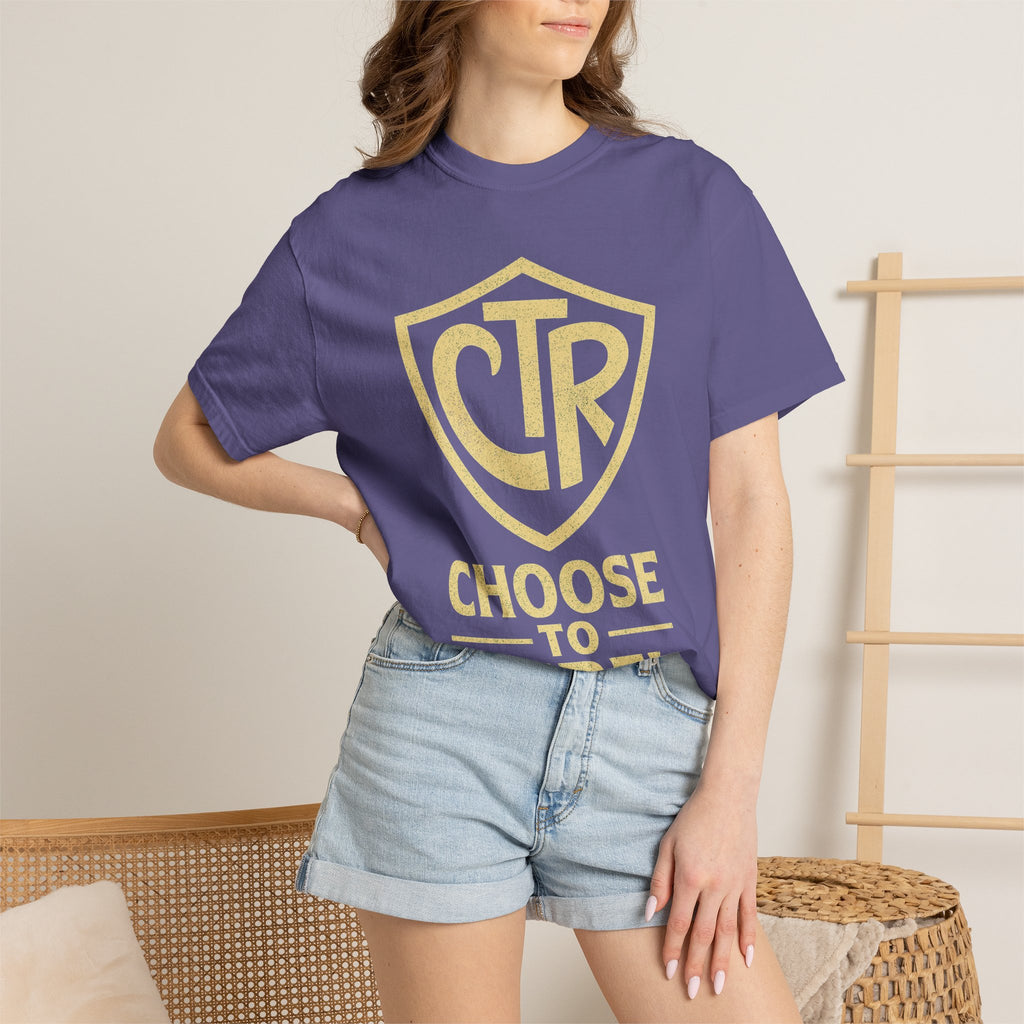 "CTR: Choose to Rebel" Unisex Garment-Dyed T-shirt