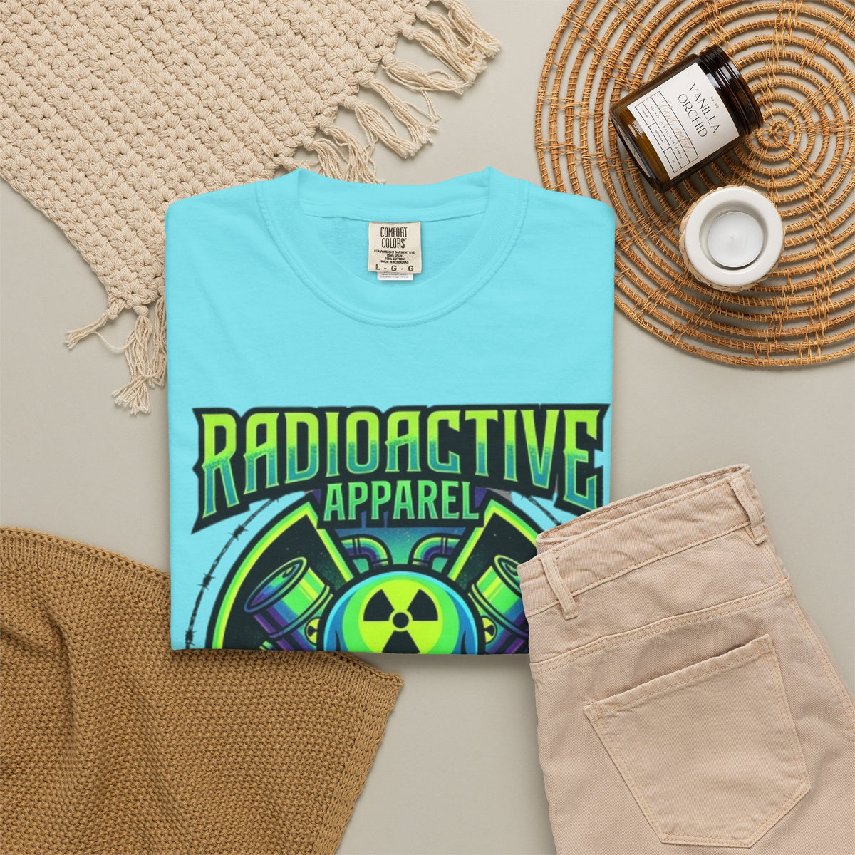 Radioactive Apparel Unisex Garment-Dyed Tee