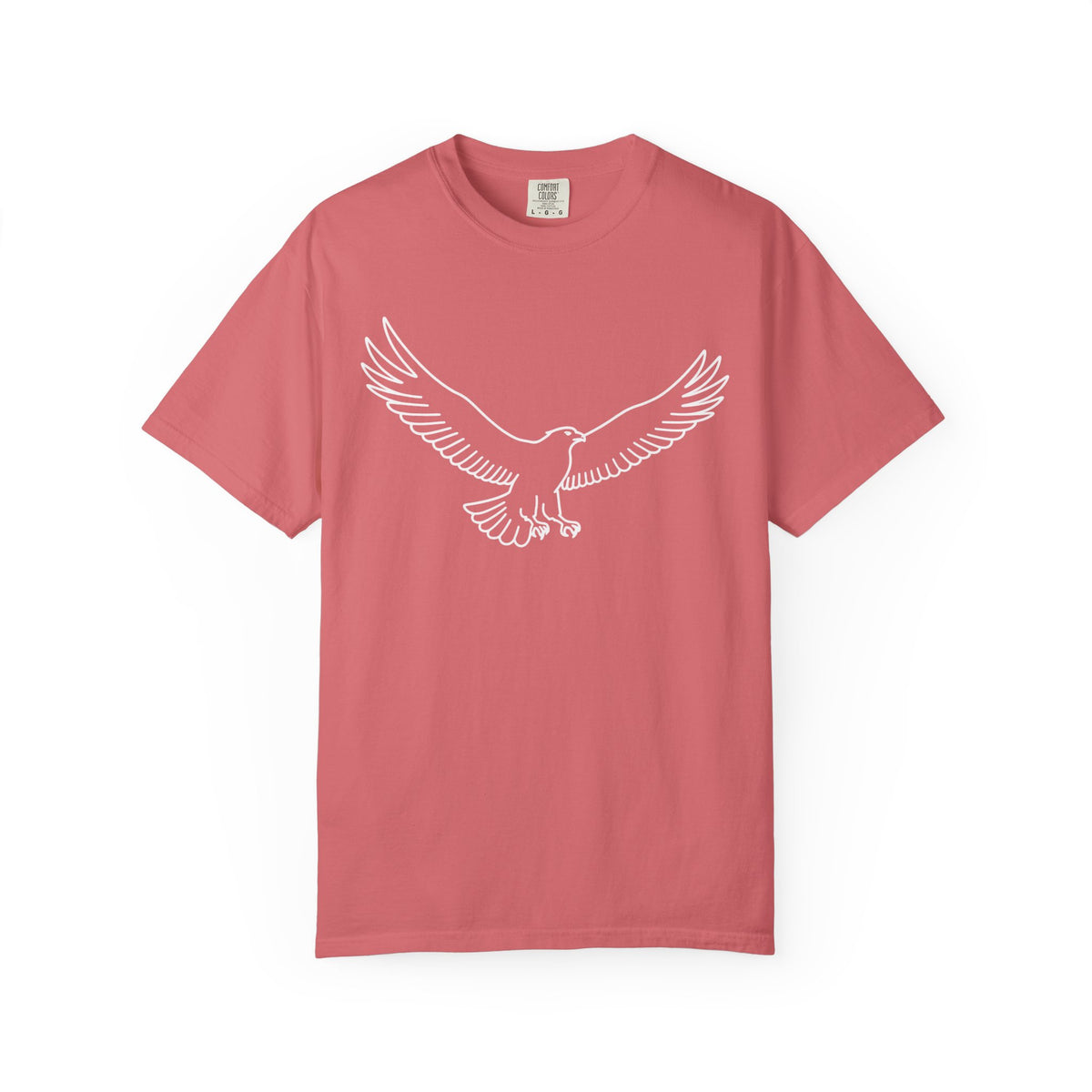 Color: Watermelon | Flight Unisex Garment-Dyed Tee