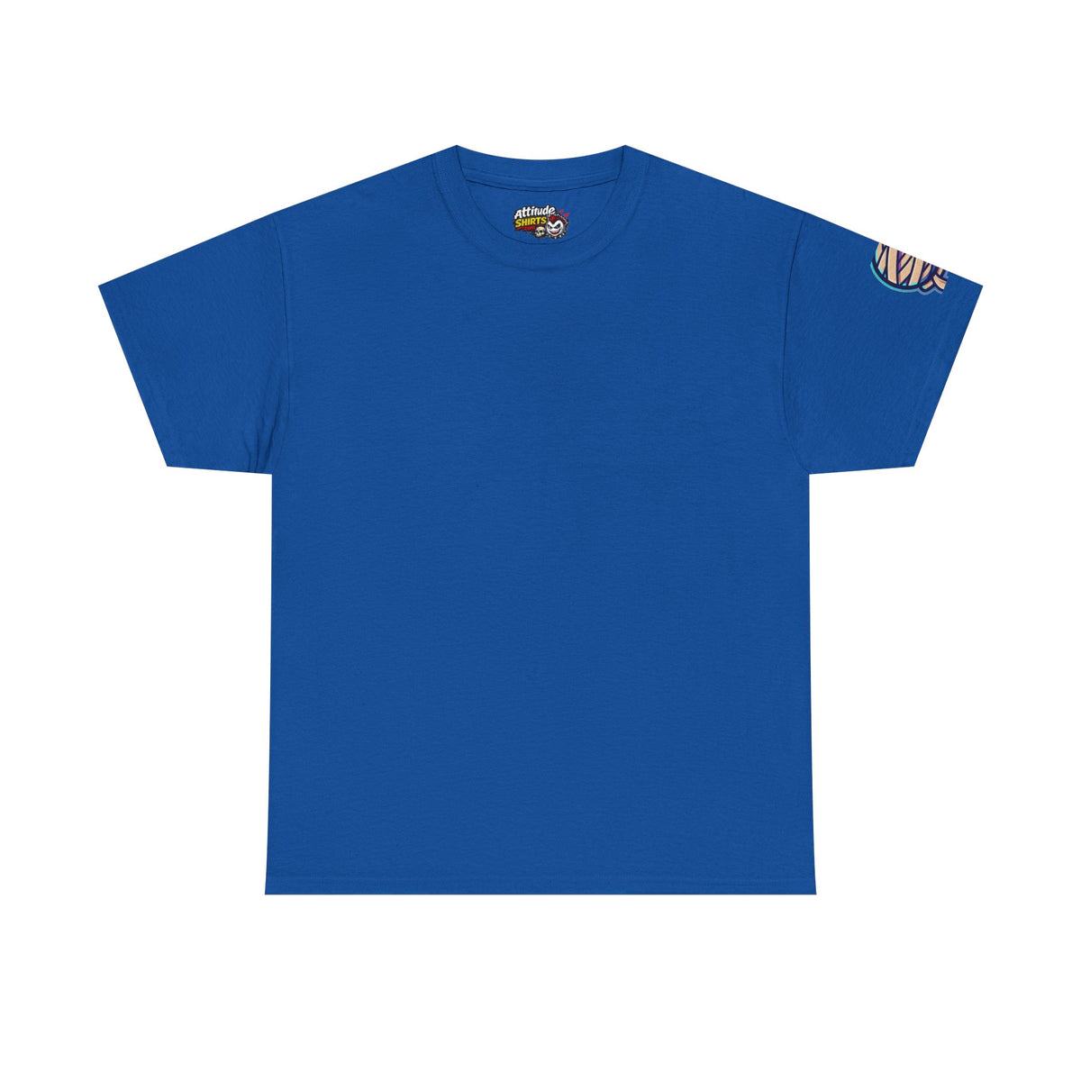 Color: Royal | Hardly Wrapped, Fully Erect Premium Graphic Tee